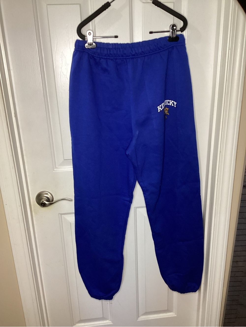 Vintage Kentucky Wildcats Sweatpants Blue Fleece Joggers Jerzees Adult Medium